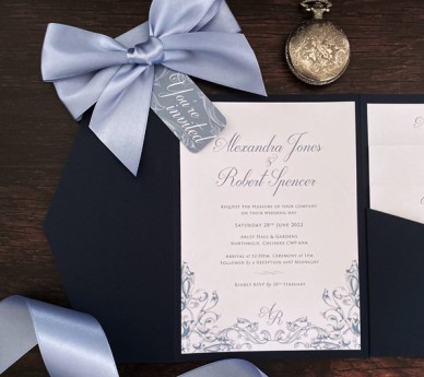 Rococo in Navy
