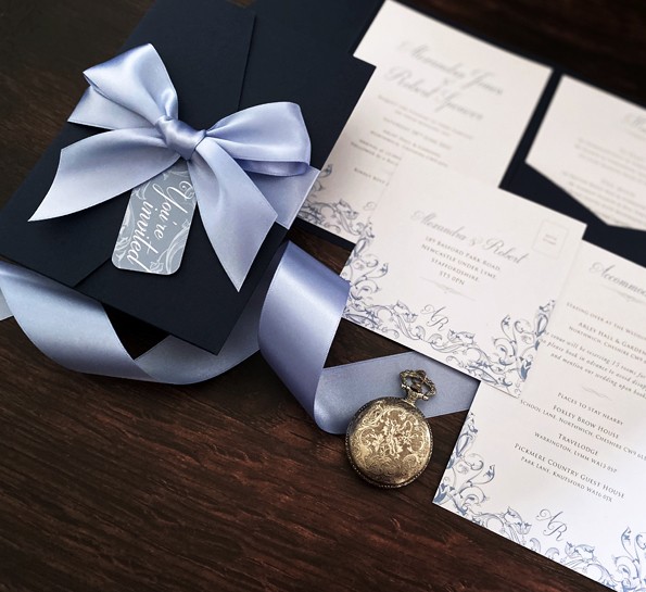 Rococo in Navy
