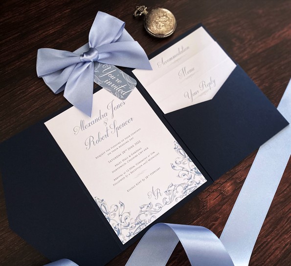 Rococo in Navy
