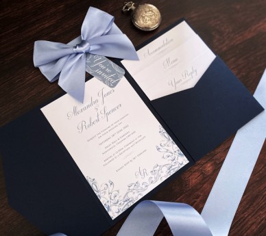 Rococo in Navy