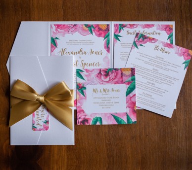 Bright Pink Floral