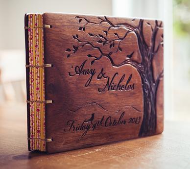 Wooden Guest Book